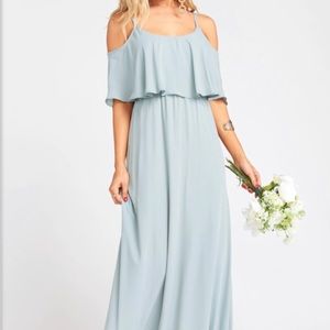 Show Me Your MuMu Caitlin Ruffle Maxi Dress NWOT